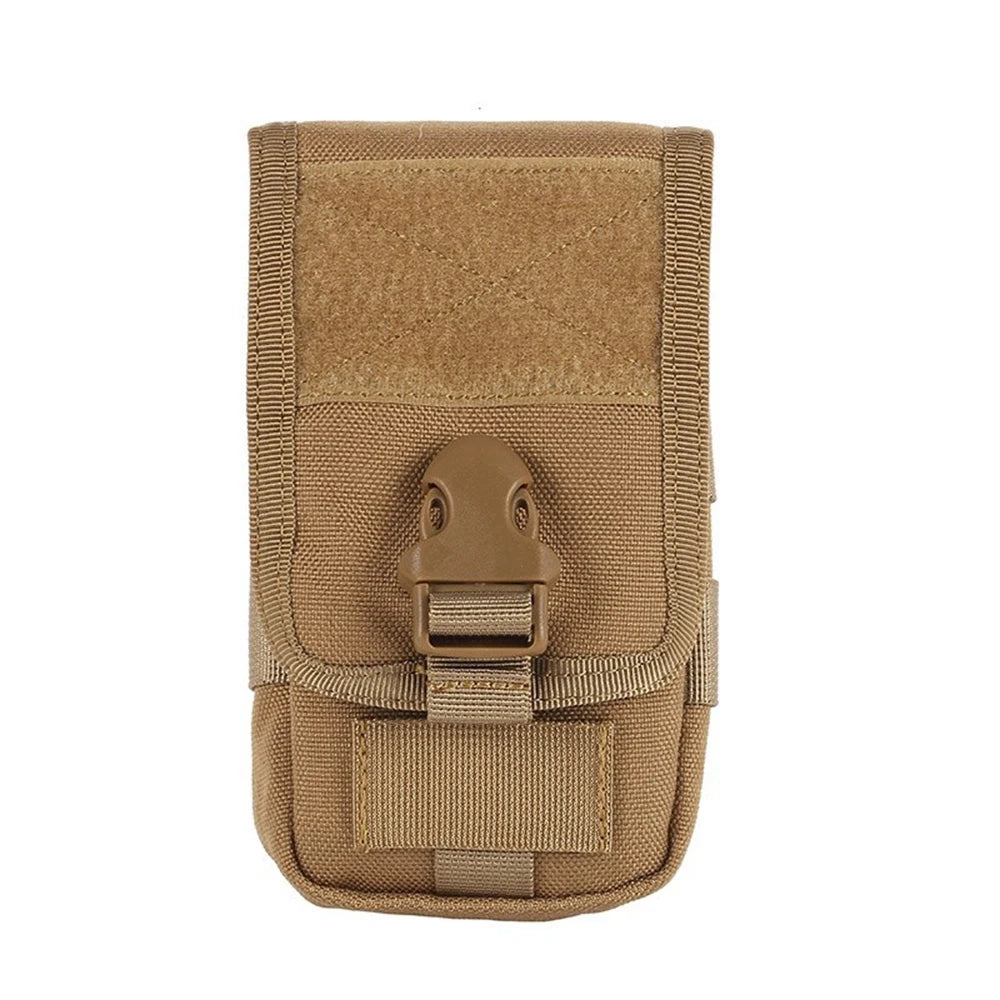 Tactical Double-layer Phone Pouch Hunting Camouflage Molle Bags Outdoor Hunting Molle Fanny Bag Waist Bag Outdoor Sport Bag