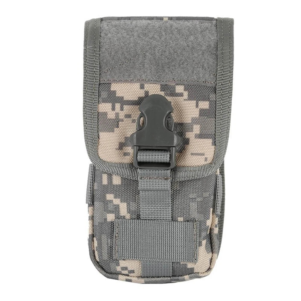 Tactical Double-layer Phone Pouch Hunting Camouflage Molle Bags Outdoor Hunting Molle Fanny Bag Waist Bag Outdoor Sport Bag