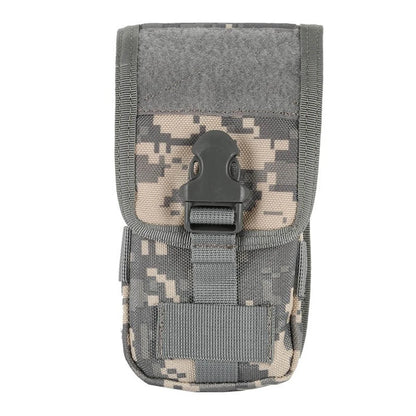 Tactical Double-layer Phone Pouch Hunting Camouflage Molle Bags Outdoor Hunting Molle Fanny Bag Waist Bag Outdoor Sport Bag