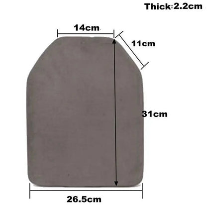 EVA Dummy Plate Set Hunting Accessory for Vest Plate Carrier Combat Gear Black Armor Vest Airsoft Gear 2 PCS