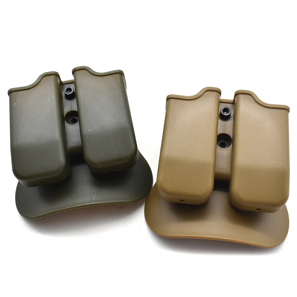 Tactical IMI Double Magazine Pouch Quick Mag Pouch Holder For GL17 M9 PX4  Hunting Gun Accessories