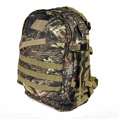 Waterproof Bionic Camouflage Hunting Fishing Backpack Wear Resistant Oxford Fabric 40L Multi-Functional Double Shoulder Bag