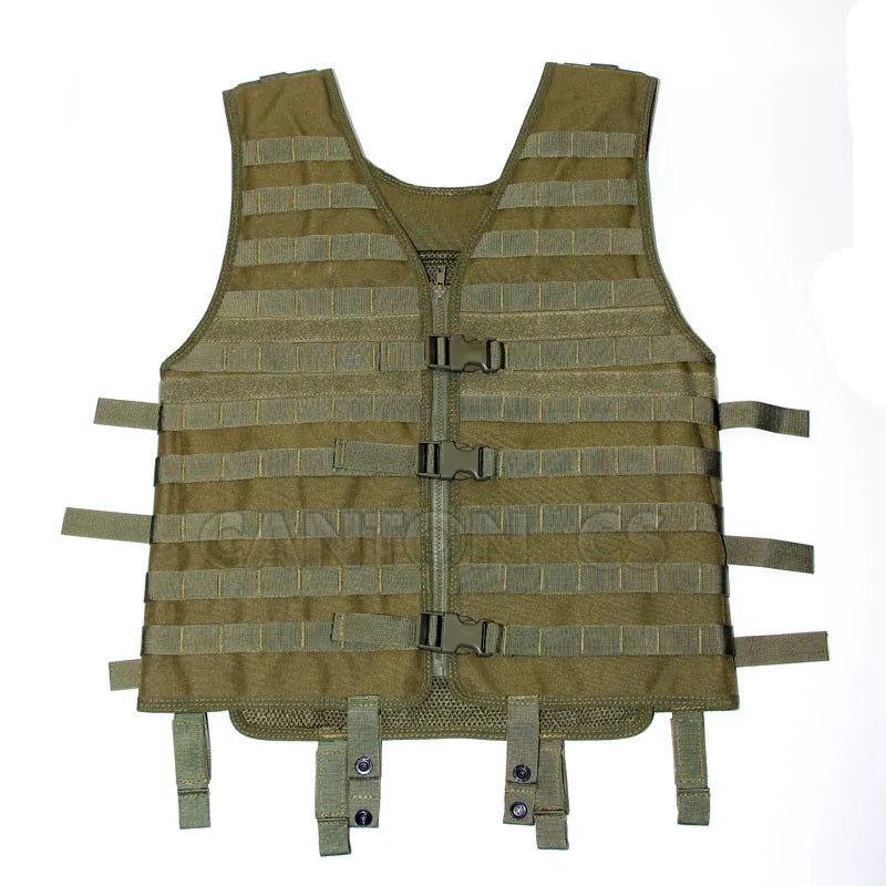 Tactical MOLLE Vest With Breathable Mesh Adjustable Outdoor Molle Modular Utility Vest For CS Wargame Hunting Accessories