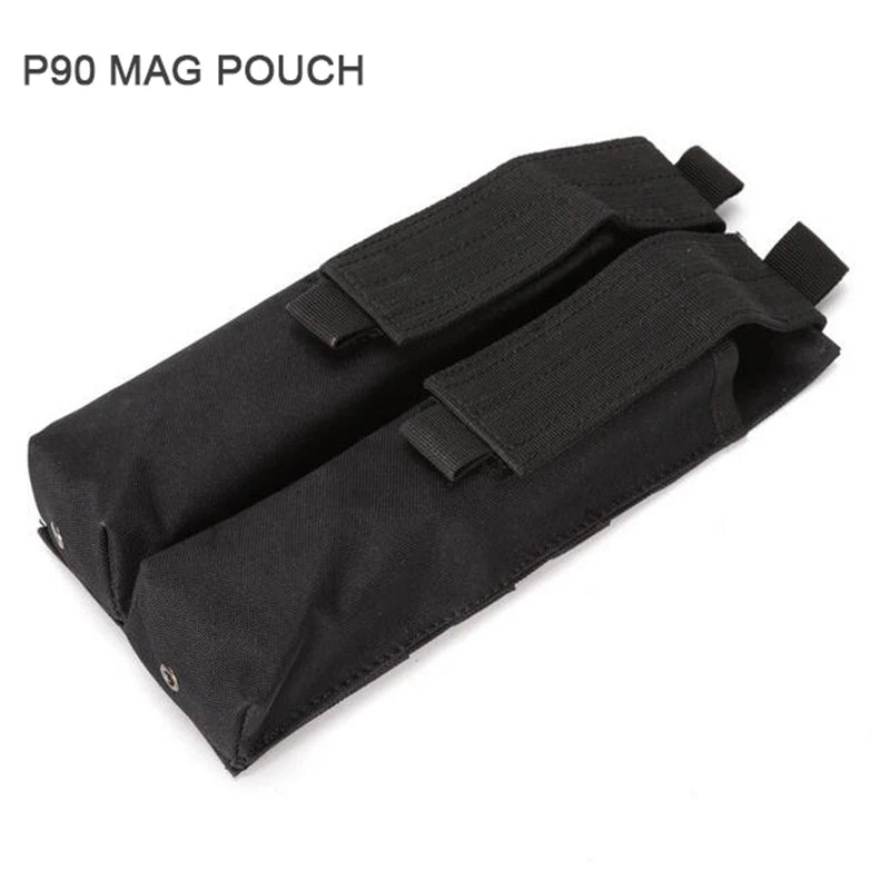 Molle Double P90/UMP Mag Pouch Magazine Pouch Holdder Gun Accessory for Tactical Hunting Mag Carrier