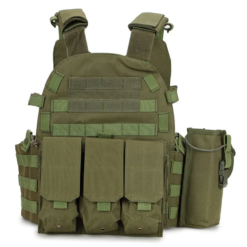 Tactical Vest Adjustable Shoulder Strap Nylon Hunting Vest Outdoor Sport Shooting Airsoft Accessories