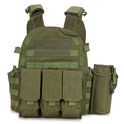 Tactical Vest Adjustable Shoulder Strap Nylon Hunting Vest Outdoor Sport Shooting Airsoft Accessories