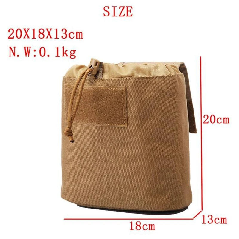Hunting Dump Pouch Folding Dump Pouch Adjustable Utility Belt Holster Ammunition & Magazine Pouches