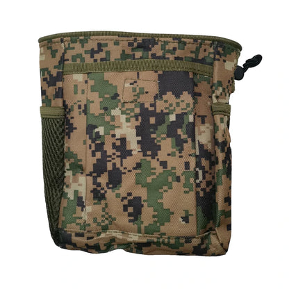 Outdoor Tactical Airsoft Molle Hunting Rifle Pouch Ammo Pouch Gun Magazine Multicam Camo Dump Drop Reloader Paintball Pouch Bag