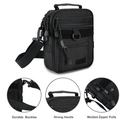 Tactical Pistol Bag EDC Shoulder Bag Hunting Gear Pouch Ammo Accessories Pouch Shooting Range Duffle Bag Gun Holster Pouch
