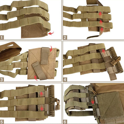 VULPO Tactical Vest Quick Release Molle Kit Universal Vest Removal Buckle Set for JPC NCPC 6094 420 Vest Hunting Accessories