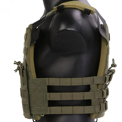 Tactical Vest MOLLE LPC Vest Airsoft Paintball Molle Vest Chest Protective Plate Carrier MC Combat Vest