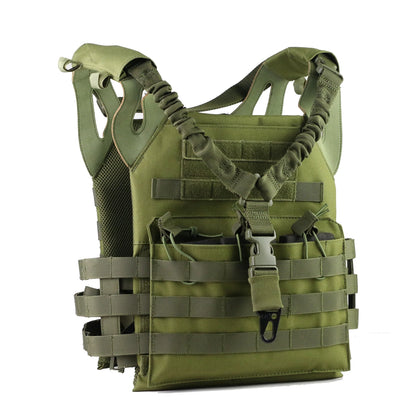 Tactical JPC Vest Lightweight Hunting Vest for Training with One Point Gun Sling