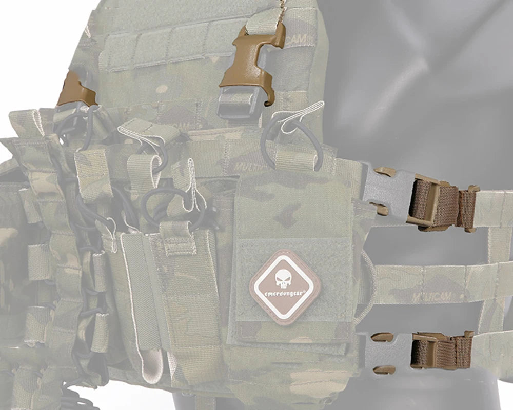 Emersongear Chest Rig To Tactical Vest Adapter Kit Webbing For Molle Plate Carrier Hunting Trekking Adapter Accessories EM7330