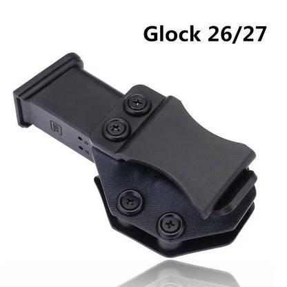 Iwb Magazine Kydex Holster Mag Carrier Pouch holder for Glock 17 19 22 23 26 27 31 32 43 Inside The Waistband Concealed Carry