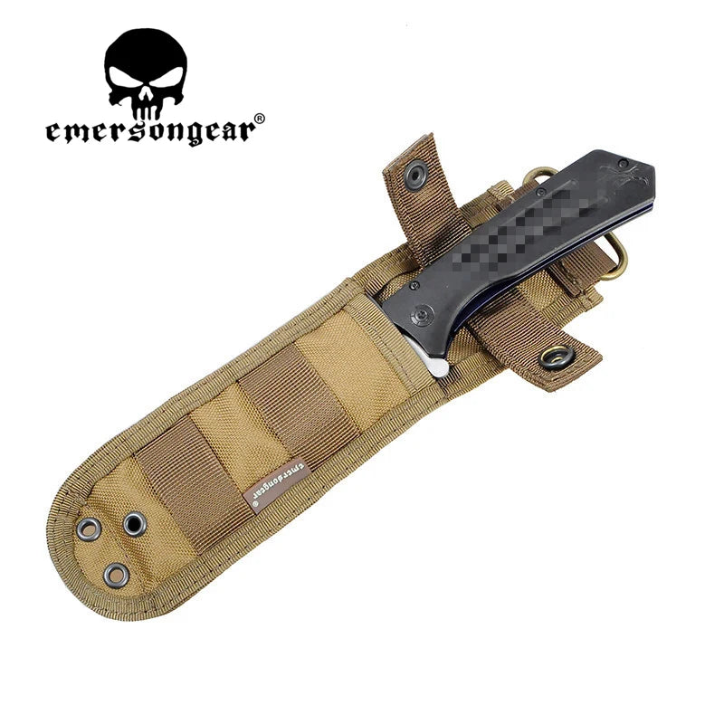 EMERSON Tactical Knife Case  Utility Pouch MOLLE knife bag EM8332Tactical scabbard, cut!  Hunting Bags