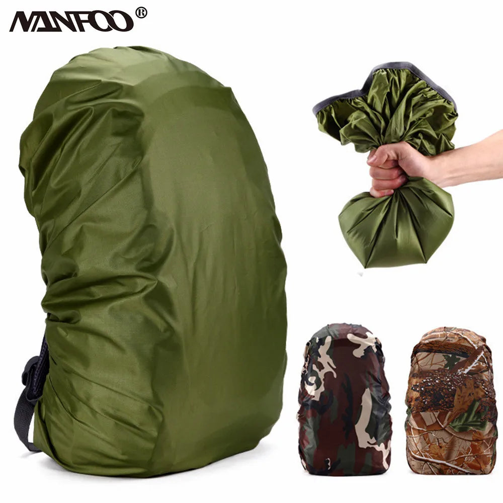 60L 70L 80L Outdoor Sports Backpack Cover Waterproof Polyester Ultralight Camo Raincover Travel Bag Rainproof Backpack Cover
