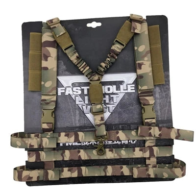 New Military Airsoft Combat MOLLE System Low Profile Chest Rig Easy-carrying Outdoor Hunting Gun Sling Chest Body Carrier