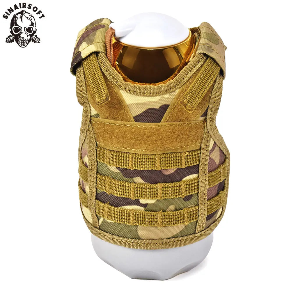 SINAIRSOFT Tactical Beer Molle Bottle Cover Vest Beverage Cooler Christmas Dress Up Accessories Halloween Party LY2074