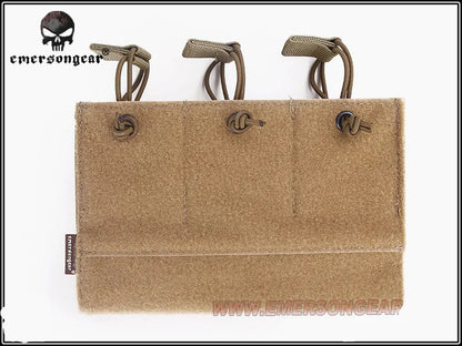 EmersonGear Triple M4 5.56 223 Magazine Insert Mag Pouch Carrier Hook and Loop Emerson Pouch for LV-MBAV LBT-6094EM9058