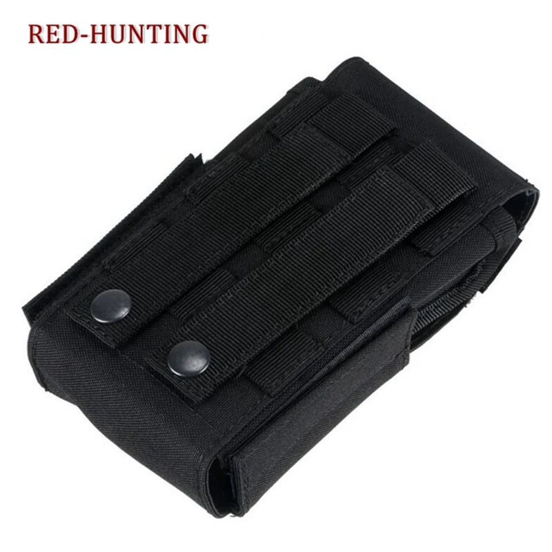 MOLLE Tactical 25 Rounds Shotshell Pouch Holder Compact Foldable Shotgun Reload Ammo Mag Bag Quick Access Shotgun Shell Carrier