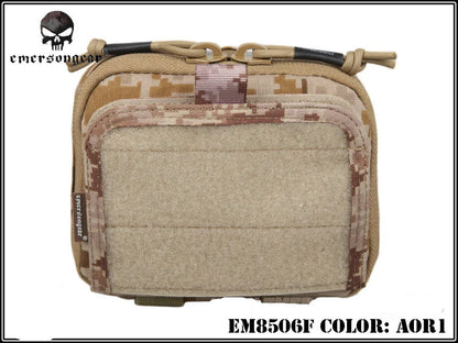 EMERSON ADMIN Multi-purpose Map Bag 500D NYLON for Airsoft and Hunting Tactical Pouches EM8506 Black
