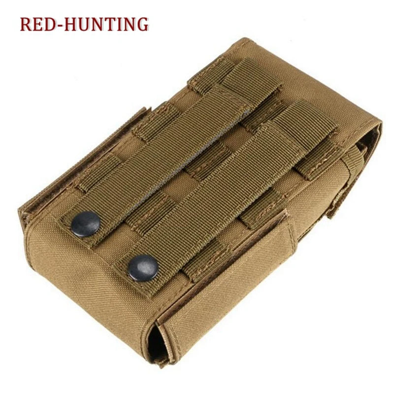 MOLLE Tactical 25 Rounds Shotshell Pouch Holder Compact Foldable Shotgun Reload Ammo Mag Bag Quick Access Shotgun Shell Carrier