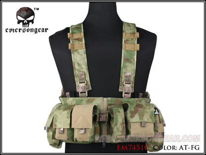 Emersongear Tactical MF Style UW Gen V Split Front Chest Rig Lightweight Detachable W Zipper Buckle Wargame Airsoft EM7451