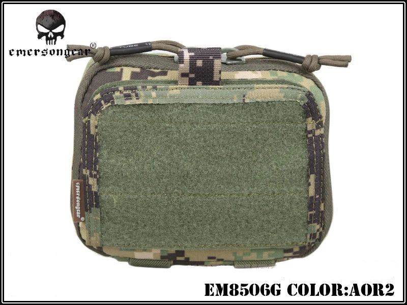 EMERSON ADMIN Multi-purpose Map Bag 500D NYLON for Airsoft and Hunting Tactical Pouches EM8506 Black