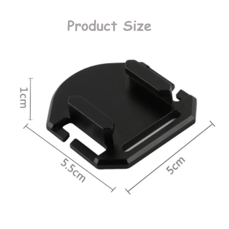 Aluminum Molle Tactical Vest Connection Base Mount for Gopro 13 12 9 7 6 5 Insta360 SJ4000 SJ7000 Yi 4K DJI OSMO Action Camera