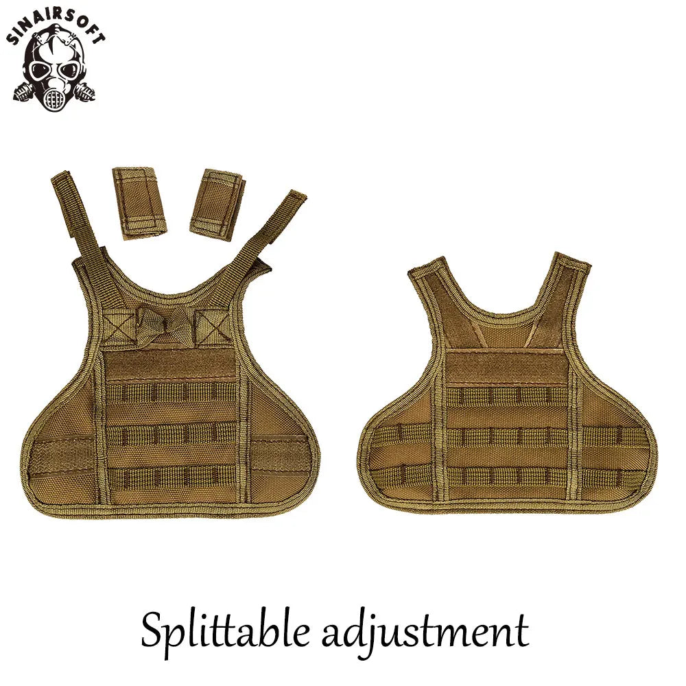 SINAIRSOFT Tactical Beer Molle Bottle Cover Vest Beverage Cooler Christmas Dress Up Accessories Halloween Party LY2074