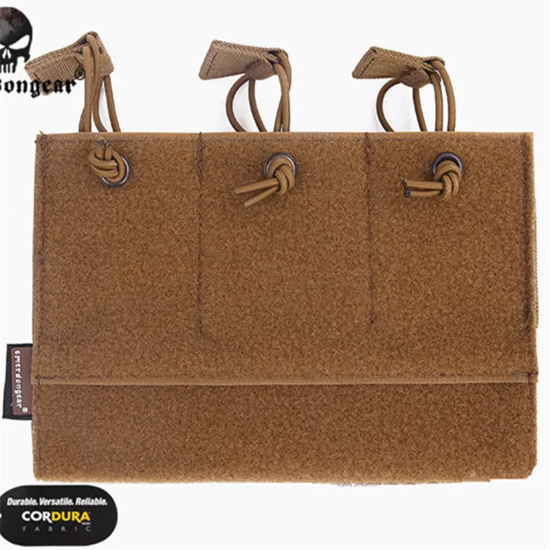 EmersonGear Triple M4 5.56 223 Magazine Insert Mag Pouch Carrier Hook and Loop Emerson Pouch for LV-MBAV LBT-6094EM9058