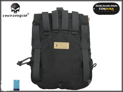 EmersonGear Assault Back Panel Tactical MOLLE Vest Ammo Carrier Pouch Set Panel FOR Hunting Vests