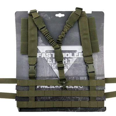 New Military Airsoft Combat MOLLE System Low Profile Chest Rig Easy-carrying Outdoor Hunting Gun Sling Chest Body Carrier
