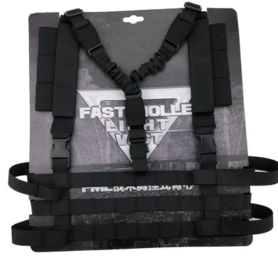 New Military Airsoft Combat MOLLE System Low Profile Chest Rig Easy-carrying Outdoor Hunting Gun Sling Chest Body Carrier