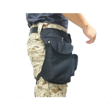 TAK YIYING  Hunting Waist Pack Nylon Drop Leg Bag Motorcycle Belt Pouch Multi-purpose Messenger Shoulder Bag