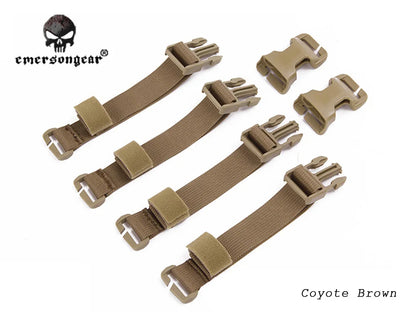 Emersongear Chest Rig To Tactical Vest Adapter Kit Webbing For Molle Plate Carrier Hunting Trekking Adapter Accessories EM7330