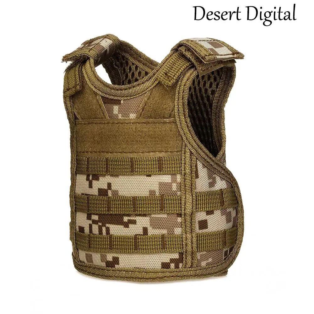 SINAIRSOFT Tactical Beer Molle Bottle Cover Vest Beverage Cooler Christmas Dress Up Accessories Halloween Party LY2074
