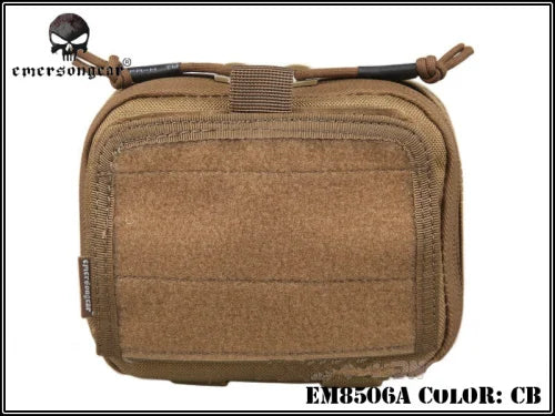 EMERSON ADMIN Multi-purpose Map Bag 500D NYLON for Airsoft and Hunting Tactical Pouches EM8506 Black