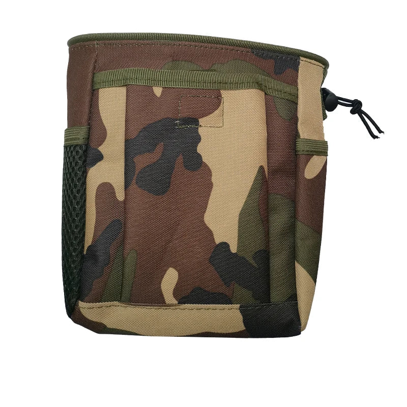Outdoor Tactical Airsoft Molle Hunting Rifle Pouch Ammo Pouch Gun Magazine Multicam Camo Dump Drop Reloader Paintball Pouch Bag