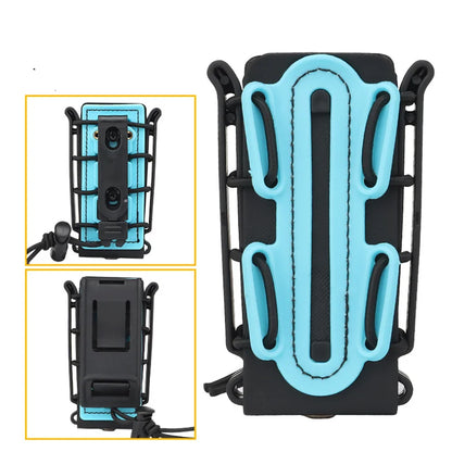 Tactical Magazine Pouch 9 mm Pistol Magazine Pouch Soft Shell Adjustable Hunting Universal Mag Carrier with MOLLE & Belt Clips