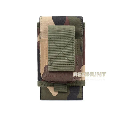 Tactical 5 inch Waist Phone Pouch Molle Sytsem Cellephone Bag Outdoor Cigarette Pouch Key Bag Outdoor Tool Accessory Bag