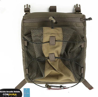 LXB Style Bungee Helmet Back Pack for 420 Vest Hunting, Airsoft Paintball, Backpack Storage Bag, Dustproof Cover, Gift