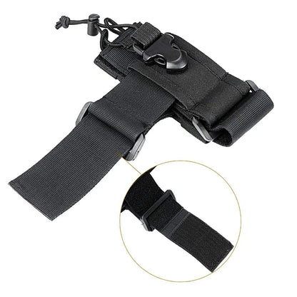 Tactical Molle Radio Holder Pouch Walkie Talkie Holster Nylon Waist Pack Belt Magazine Mag Pouch Pocket Hunting