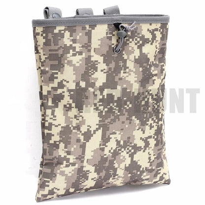 MOLLE Dump Pouch Tactical Mag Recovery Bag Drawstring Magazine Recycling Storage Pack Hunting Gear Holder