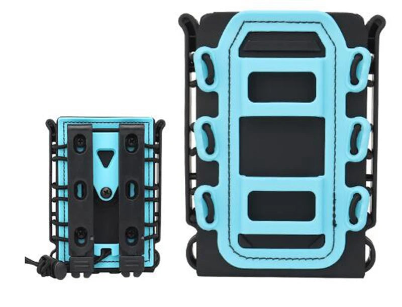 Tactical Magazine Pouch 9 mm Pistol Magazine Pouch Soft Shell Adjustable Hunting Universal Mag Carrier with MOLLE & Belt Clips