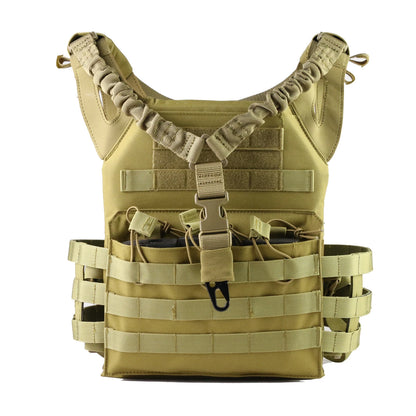 Tactical JPC Vest Lightweight Hunting Vest for Training with One Point Gun Sling