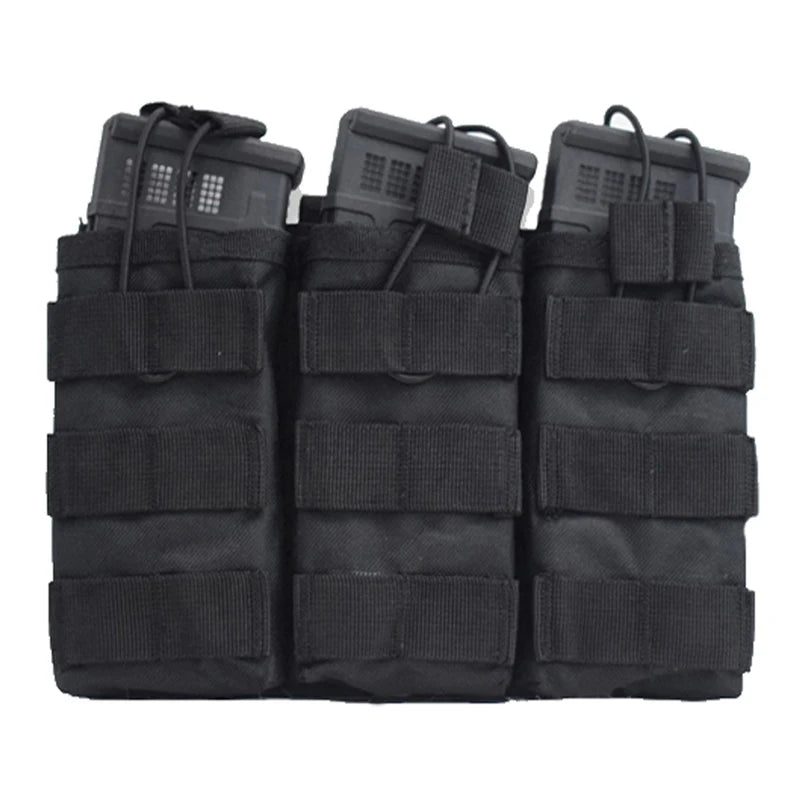 Outdoor Hunting Vest Accessories Tactical Magazine Pouch 1000D Nylon Single/Double/Triple Magazine Pouch