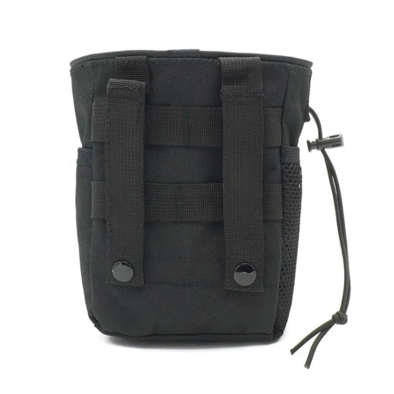 Outdoor Tactical Airsoft Molle Hunting Rifle Pouch Ammo Pouch Gun Magazine Multicam Camo Dump Drop Reloader Paintball Pouch Bag