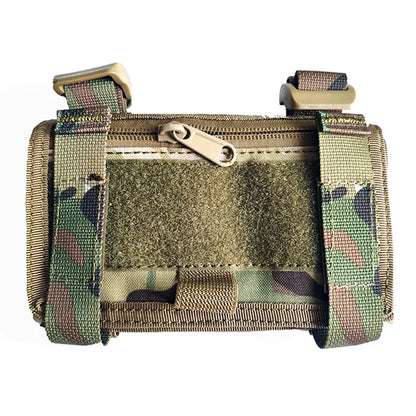 Outdoor Tactical Arm Sleeve Map Pouch Case Documets Pocket Wrist Bag Zipper Storage Bag TC0176