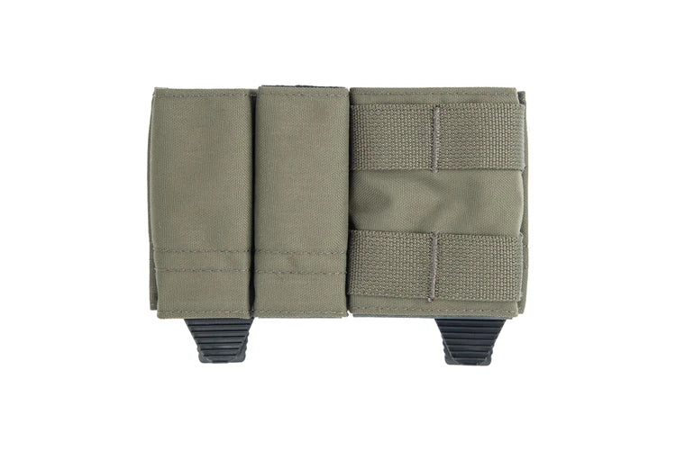 Tactical Vest 1+2 Triple Magazine Pouch 9mm+9mm+5.56 System Magazine Ammo Clip Bags Holder Pocket